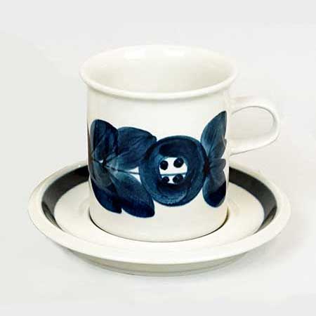 ARABIA Anemone 皿 17cm Arabia anemone trio set | Atelier Tilia